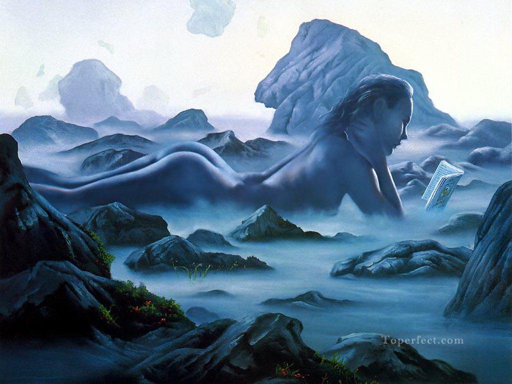 nude of mountain Fantasy Oil Paintings